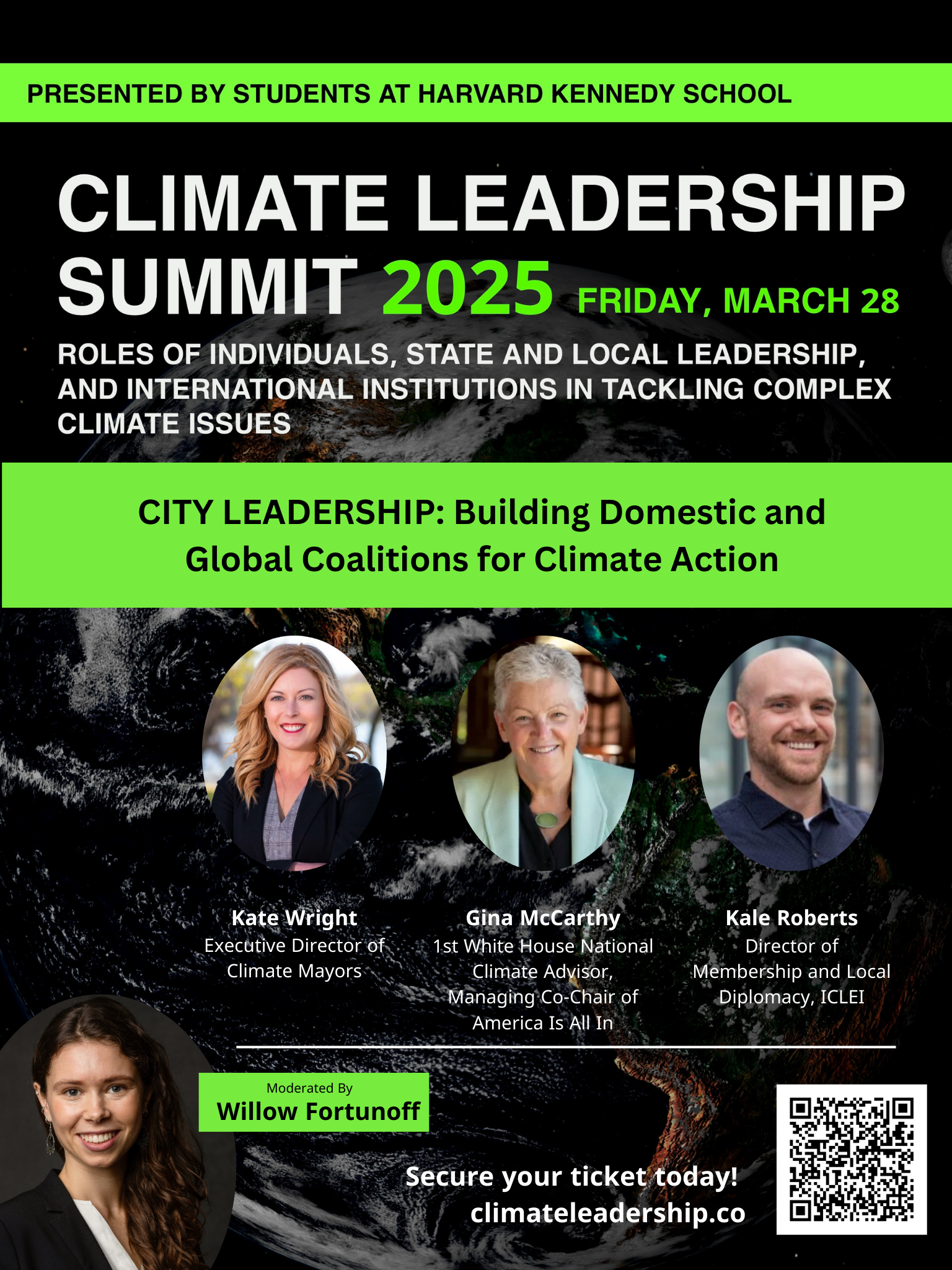 Join Gina McCarthy at the Climate Leadership Summit 2025, hosted by Harvard Kennedy School.