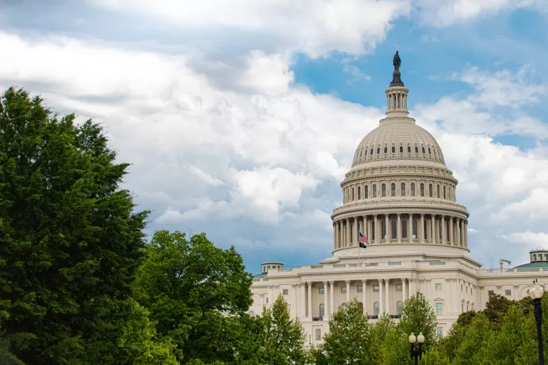 The United States Capitol Building in Washington DC